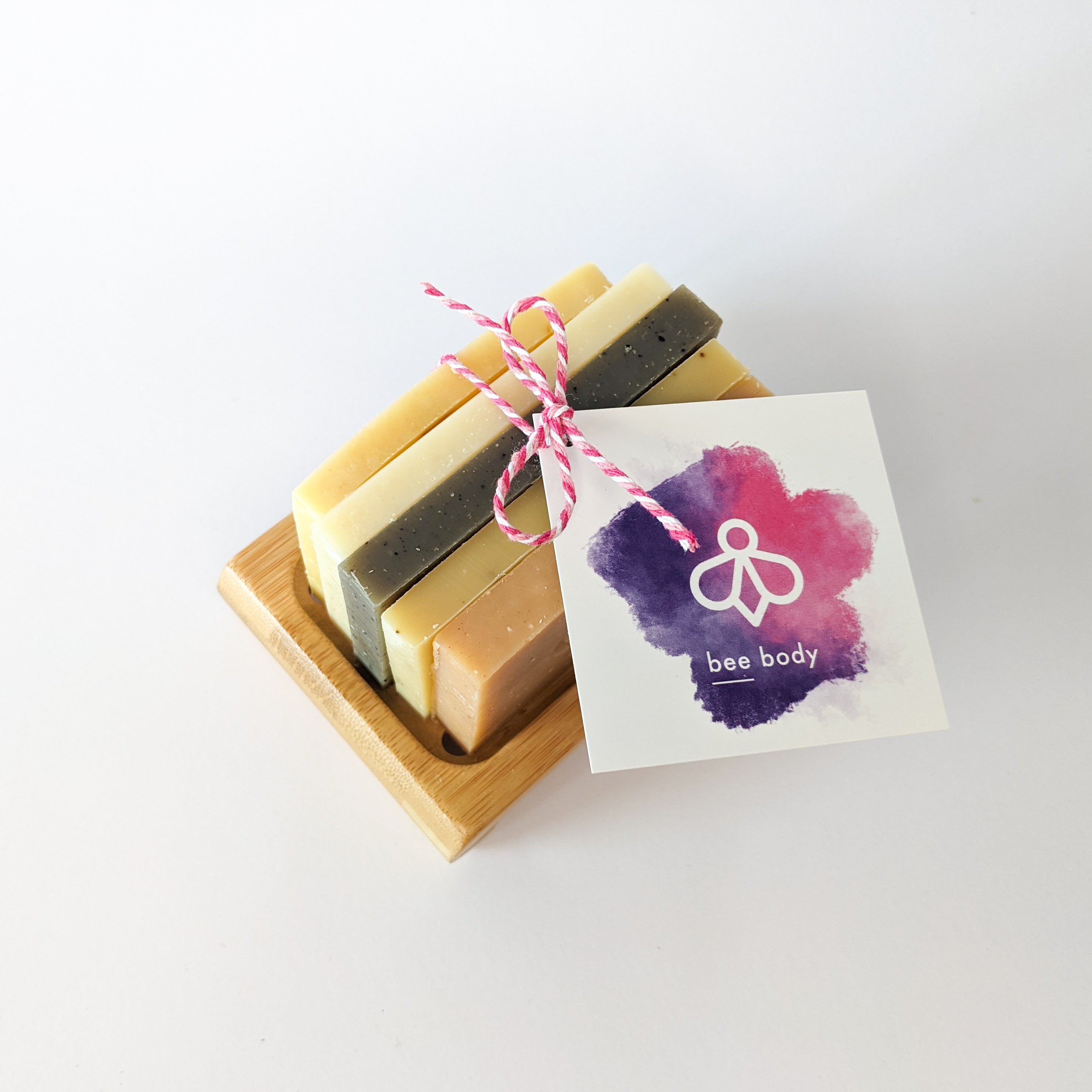 Soap bundle with bamboo dish - sample size