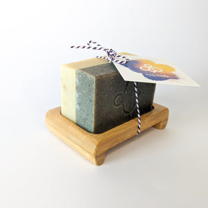 Soap bundle with bamboo dish - full size